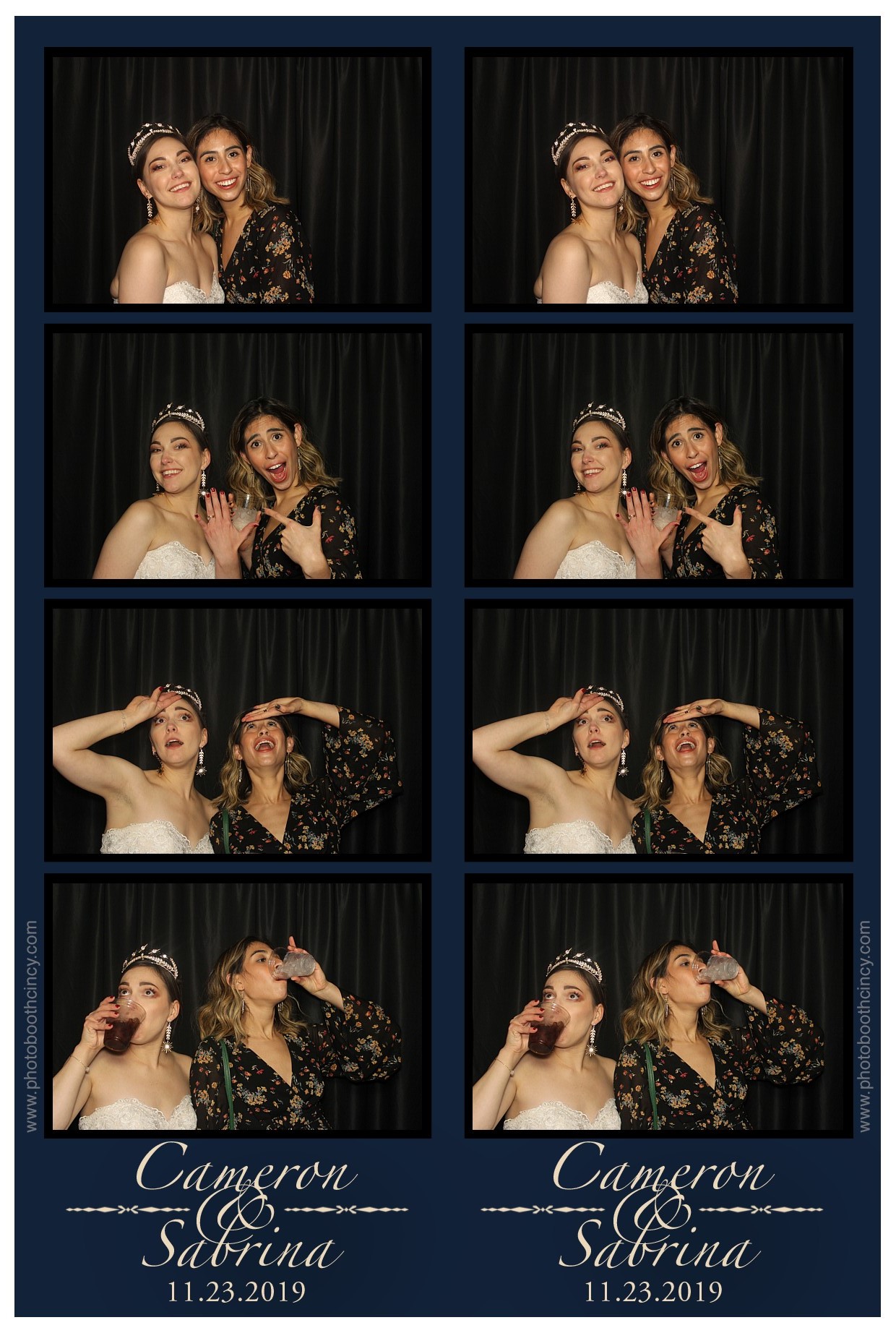 Cameron & Sabrina | View more photos from the event at gallery.photoboothcincy.com/u/PhotoBoothCincy/Cameron-Sabrina